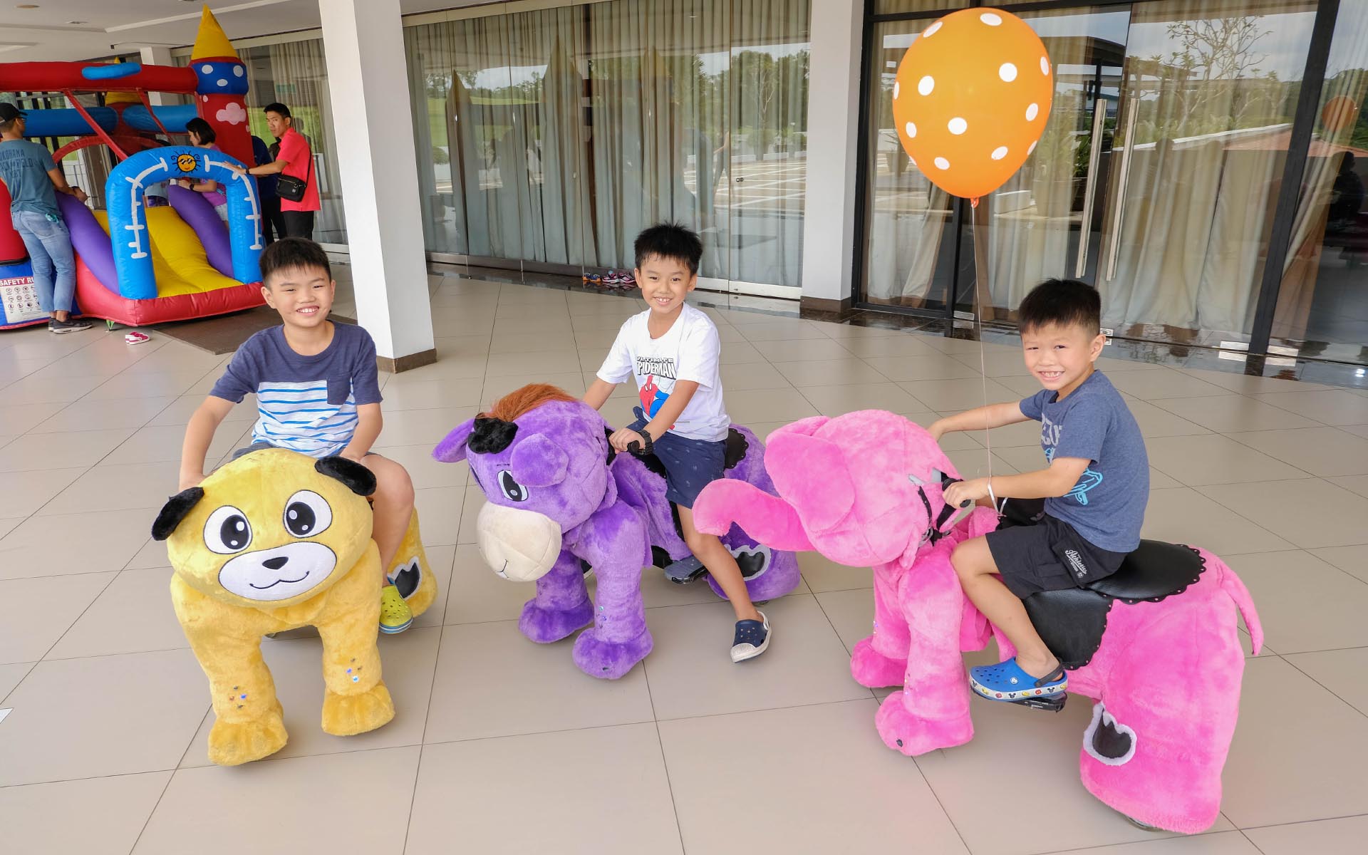 animal ride ons at mall